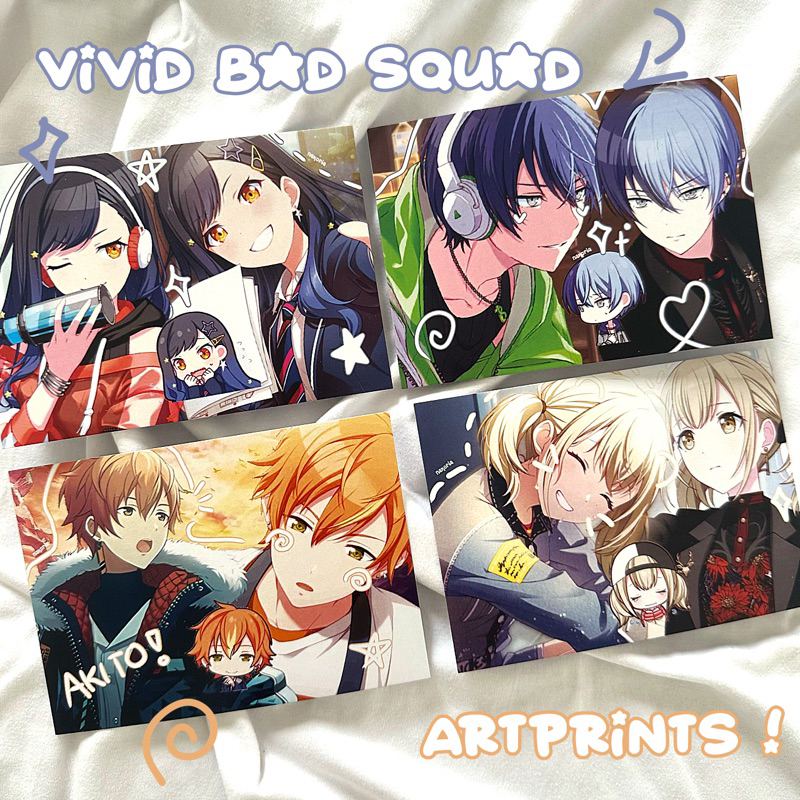 Vivid bad squad artprints | Sekai vbs project (toya, akito, an, kohane ...