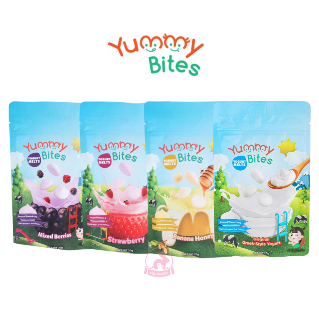 12+ YUMMY BITES YOGURT MELTS 20G Shopee Philippines