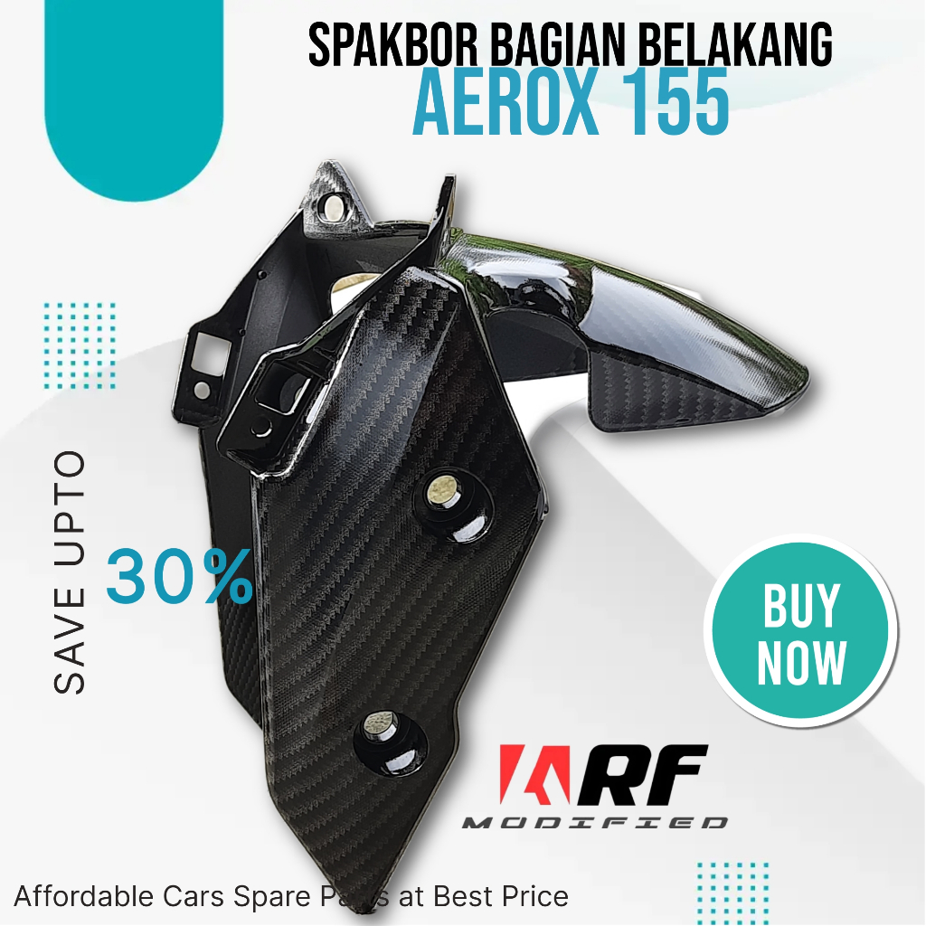 Aerox 155 Rear Fender Aerox 155 carbon | Shopee Philippines