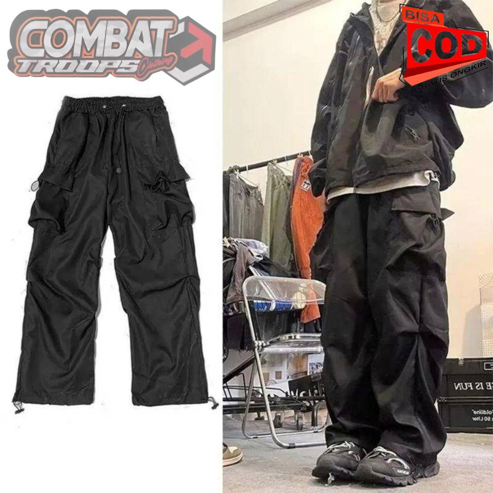 Men's Pants Fashion Casual Full Length Pants Multi Pocket Cargo Casual