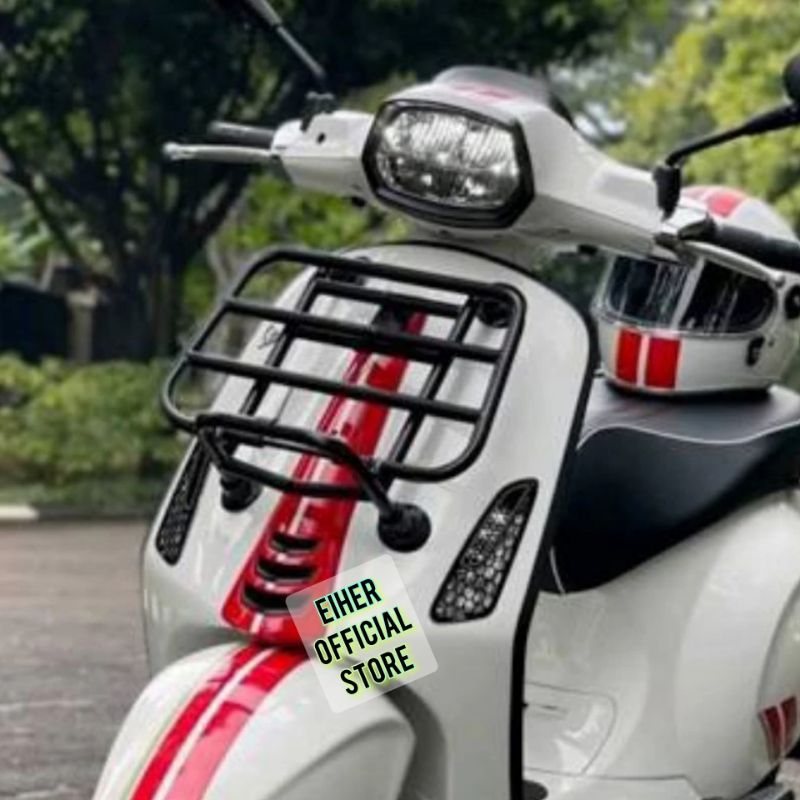 Vespa sprint Primavera Front rack / modern Front rack for vespa ...