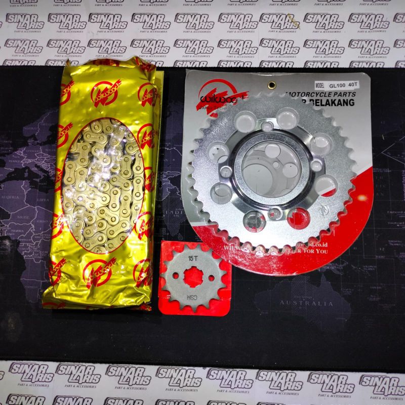 Gear SET Package MEGA PRO/NEW VERZA SONIC CB150R SSS MODEL Shopee Philippines