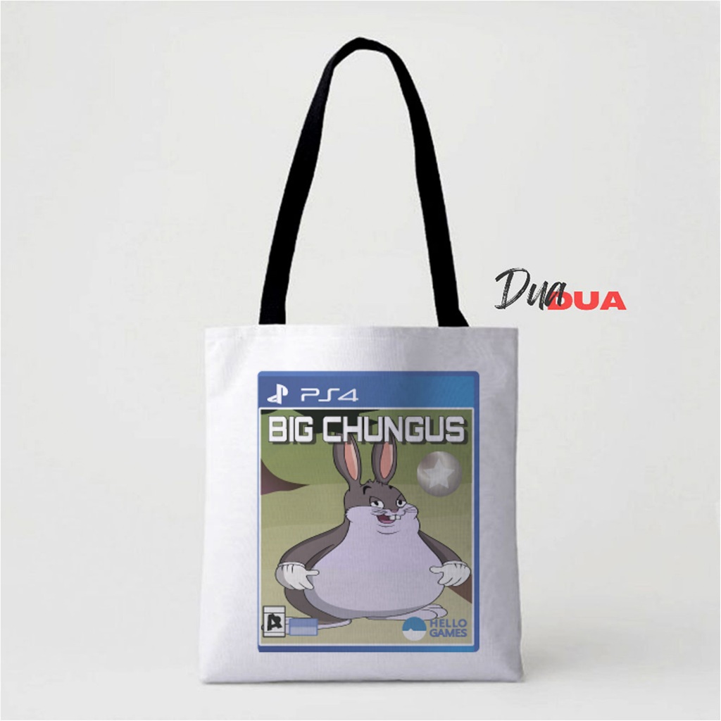Big Chungus PS4 Game Meme Canvas Tote Bag | Shopee Philippines