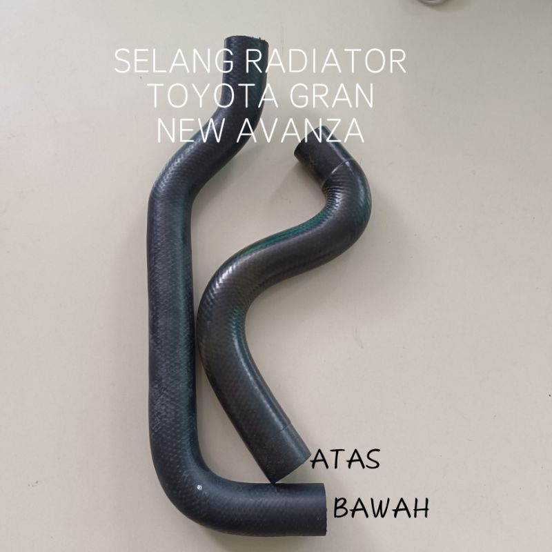 TOYOTA GRAN NEW AVANZA RADIATOR HOSE UPPER BOTTOM ORIGINAL | Shopee ...