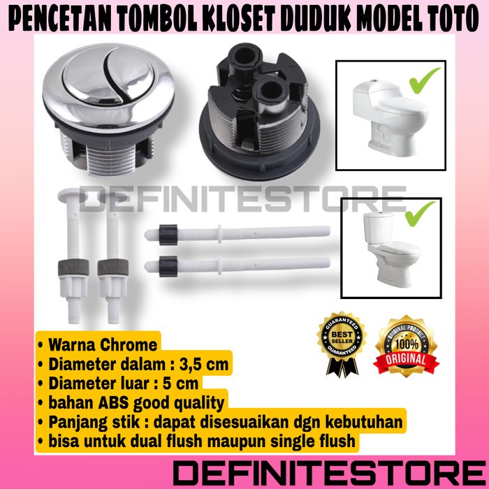 Dual FLUSH Toilet Float Filled With TOTO Brand Toilet Tanks And Others ...