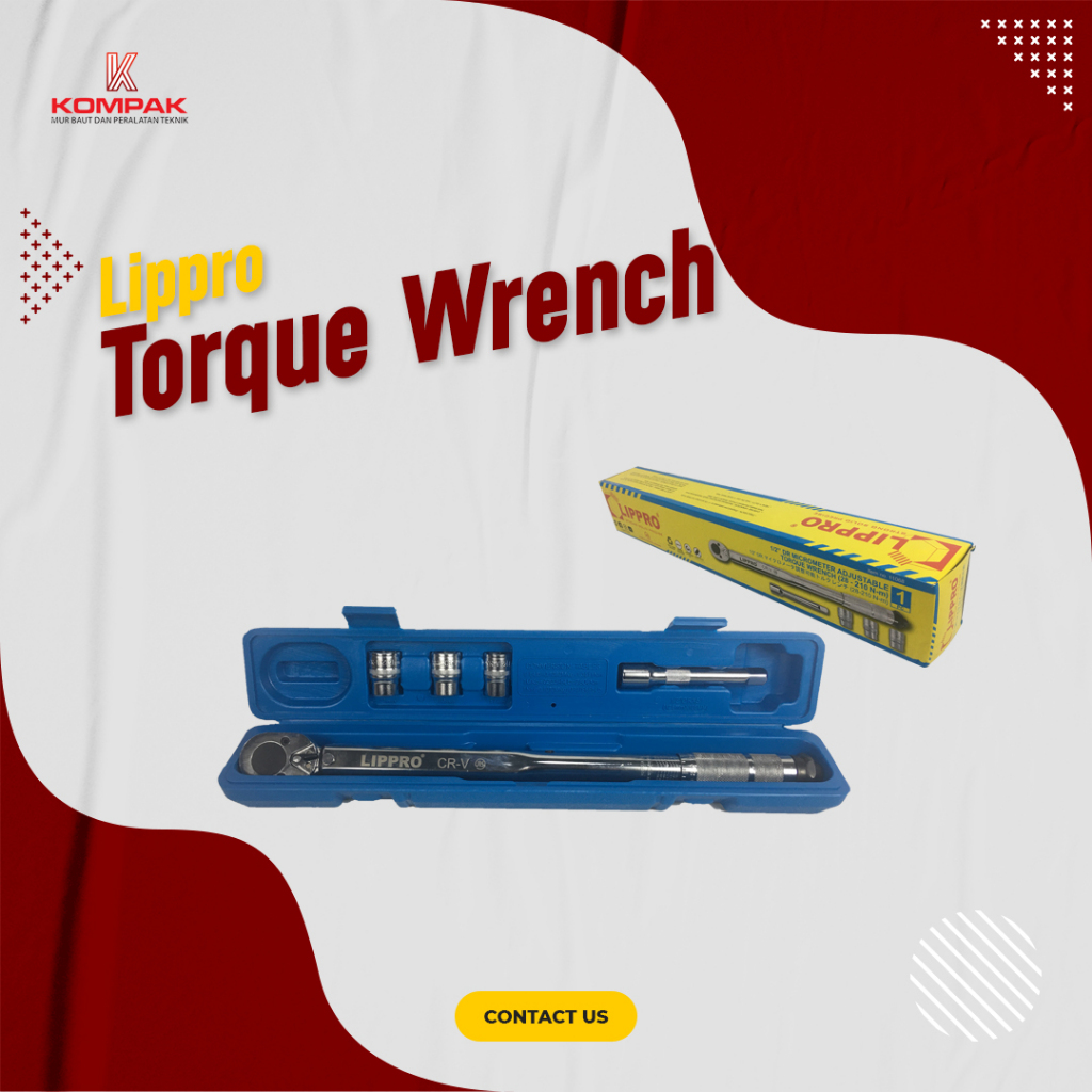MATA Lippro Torque Wrench Moment Wrench 28-210 NM 1/2