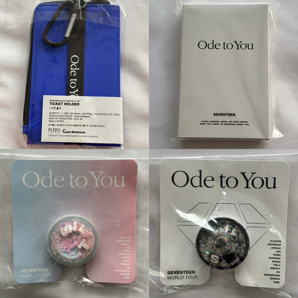 Seventeen SVT OFFICIAL MD MERCHANDISE ODE TO YOU CONCERT IN SEOUL ...