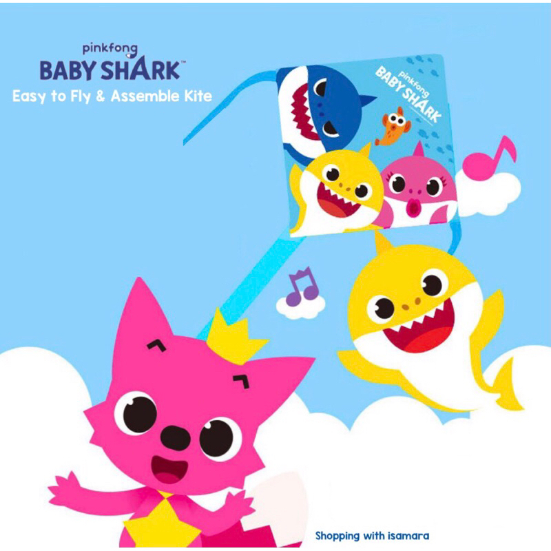 Pinkfong Baby Shark Easy to Fly & Assemble Kite/Kite | Shopee Philippines