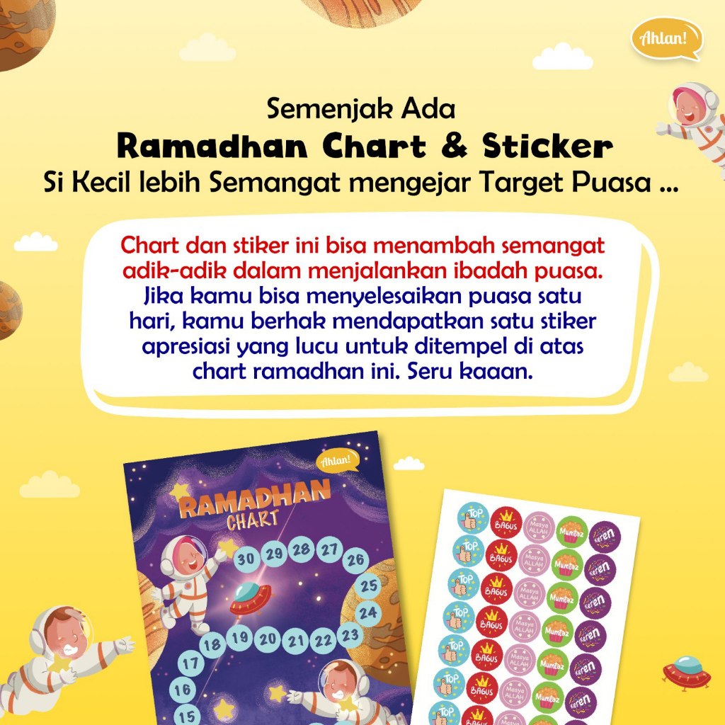 Ramadhan Chart & Sticker Ahlan | Shopee Philippines