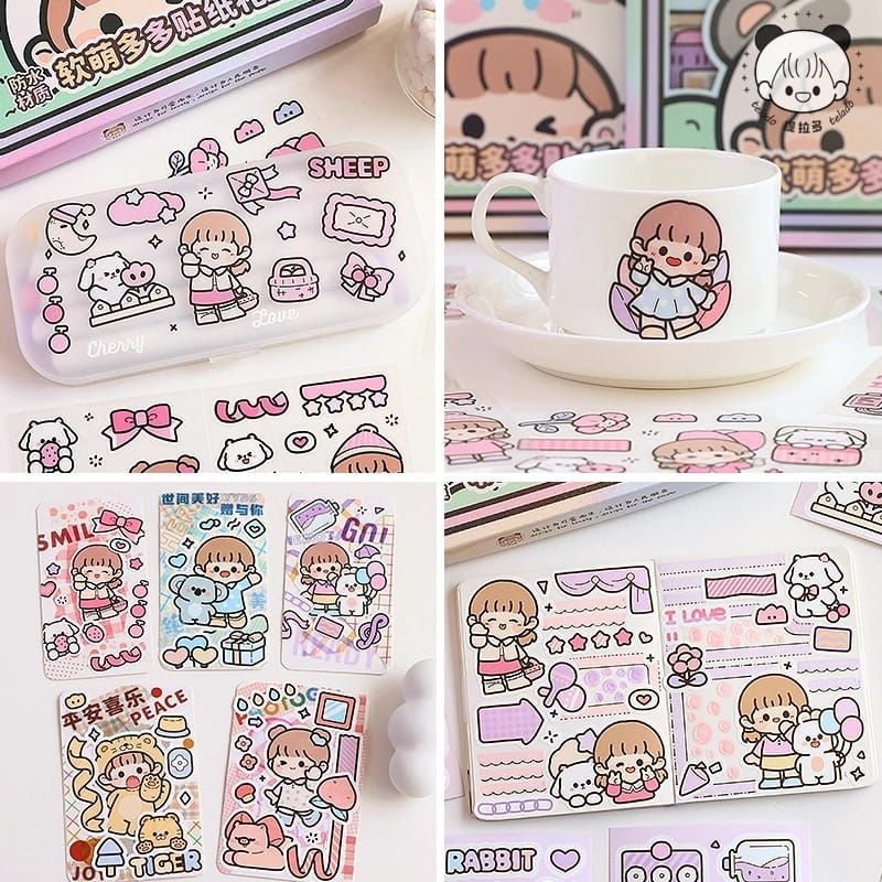 10 Sheets of Telado Dodojam Waterproof Stickers | Shopee Philippines