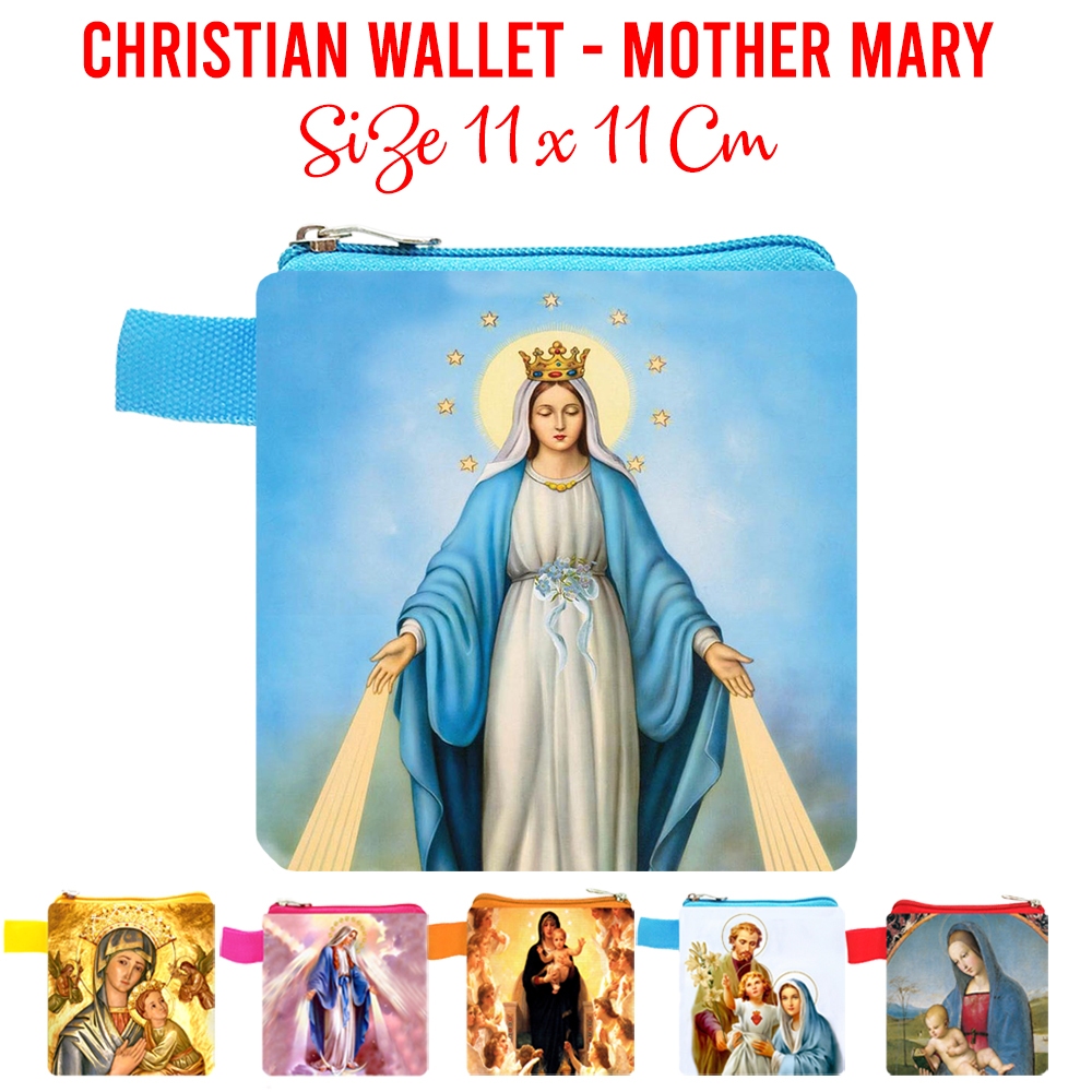 Mini Wallet Series Our Lady Mother Mary Virgin Mary Souvenir Christian ...