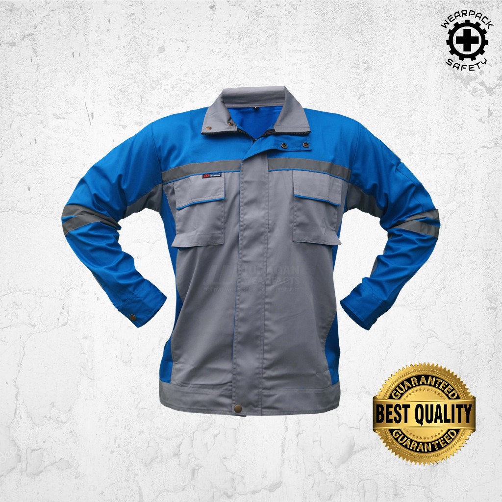 Safety Wearpack Semi Jacket / Safety work clothes K3 Benhur Blue and ...