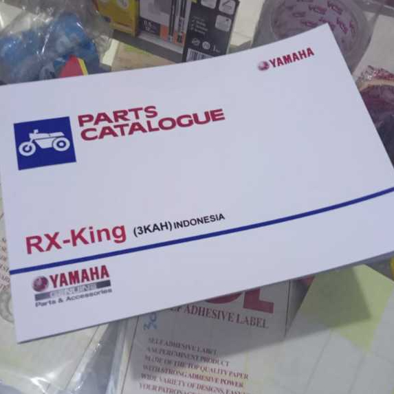 Parts catalogue book part catalog RX King 3KAH 2007 (copy) | Shopee ...
