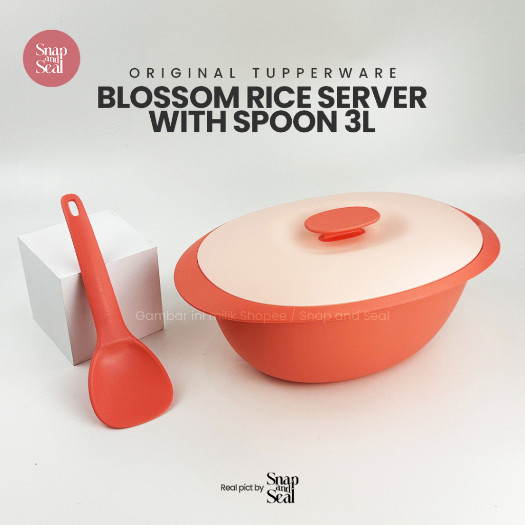Blossom Rice Server with Spoon 3L Shopee Philippines