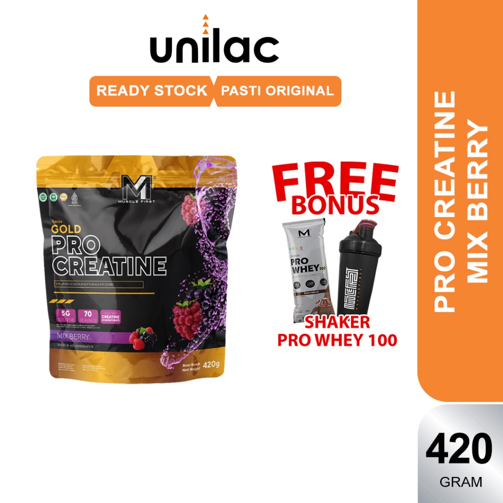 Muscle First Pro Creatine 420gr Increase Muscle Mass Fitness Supplement ...