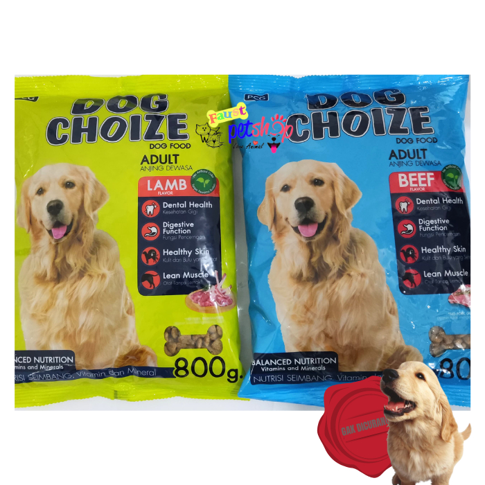 Dog Choice Adult 800 Gr Dental Health Digestive Function Healthy Skin ...