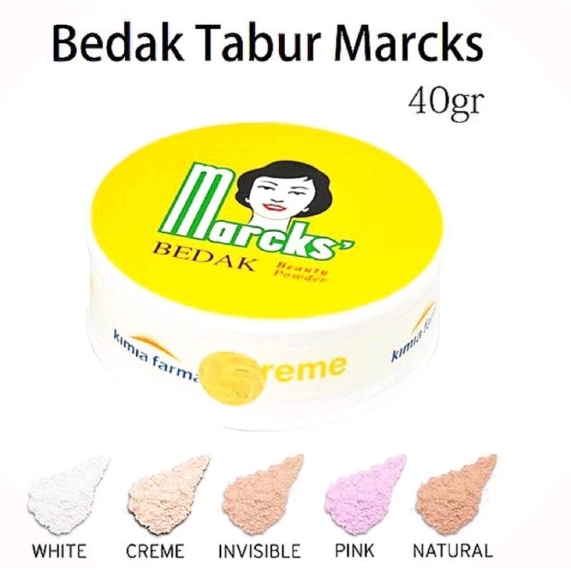 MARCKS' BEAUTY POWDER 40gr - Marcks Loose POWDER | Shopee Philippines