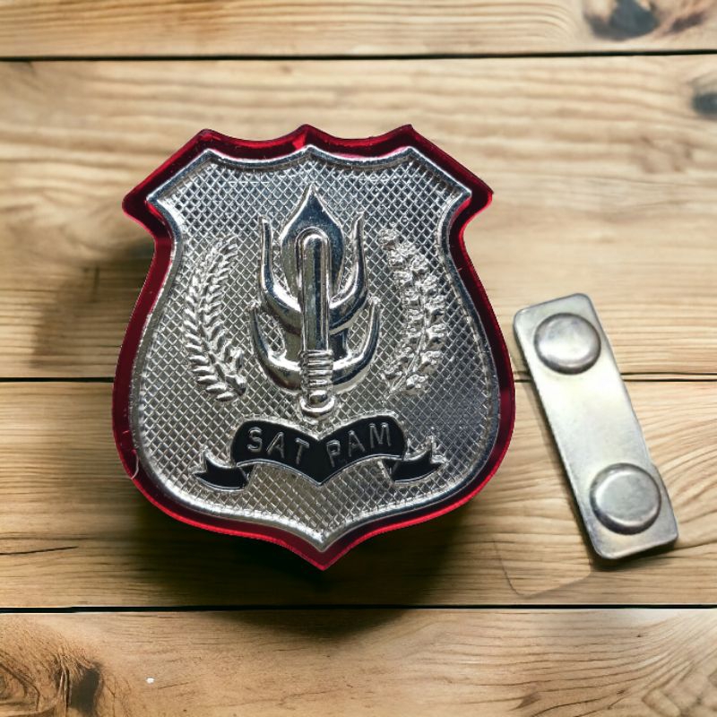 Magnetic adhesive Mika security guard authority Pin | Shopee Philippines
