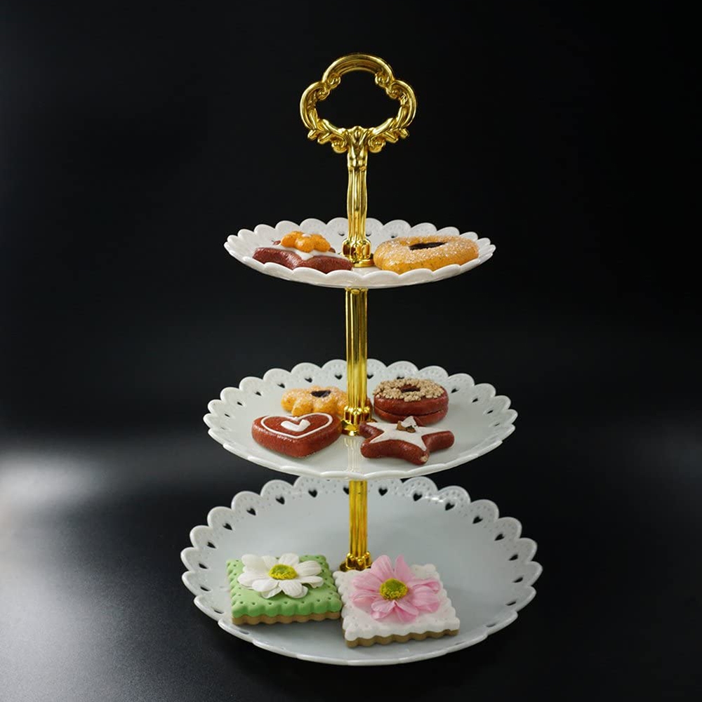 One Two Cups 3 Tier Detachable Cake Stand Display Cake Rack - CF431 ...