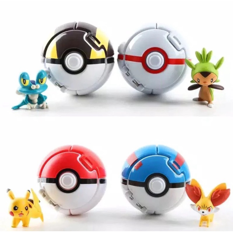 Pokeball Throw Pokemon Action Figure, Poke ball, Great ball, Premiere ...