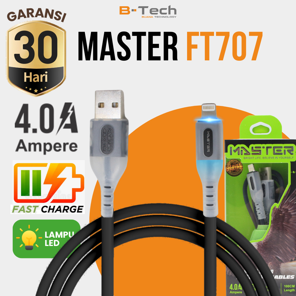 Led Data Cable Fast Charging 4A Type C PD Micro USB iOS Lightning