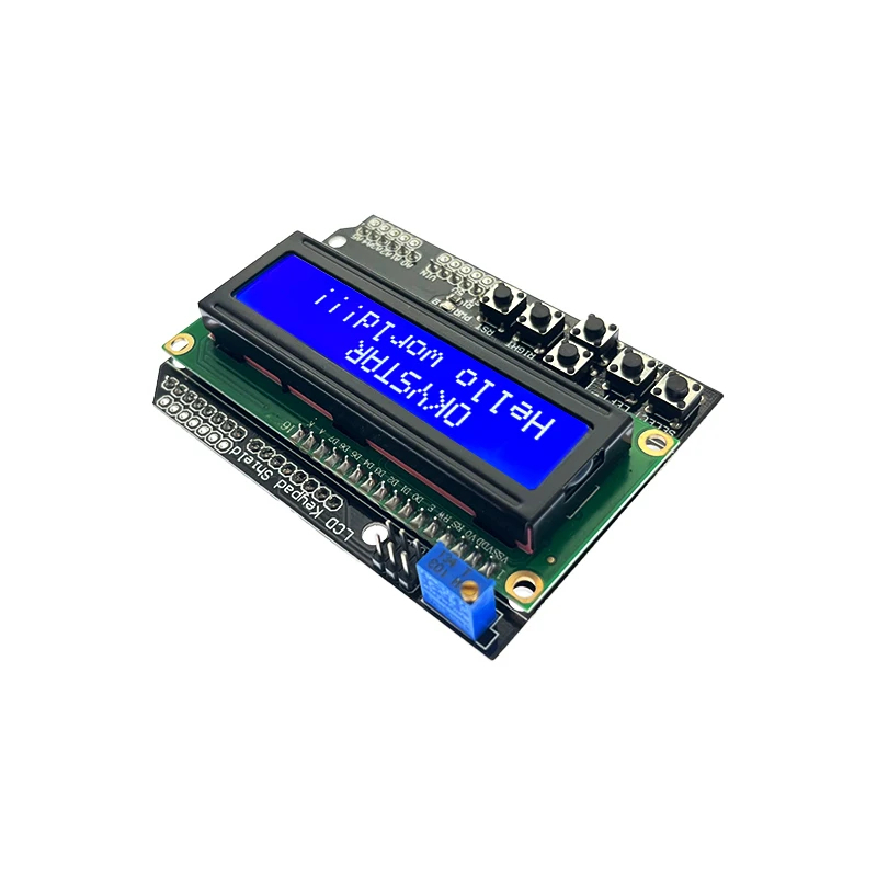 Keypad Lcd 1602 16x2 Blue Backlight Shield For Arduino Uno Mega Shopee Philippines 1161