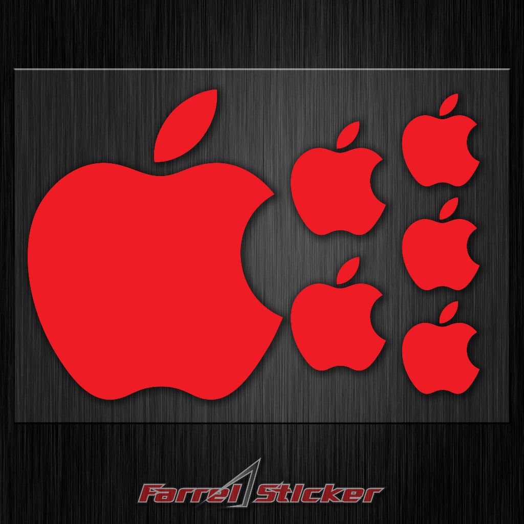 IPHONE APPLE STICKER APPLE STICKER SET MACBOOKiphone | Shopee Philippines