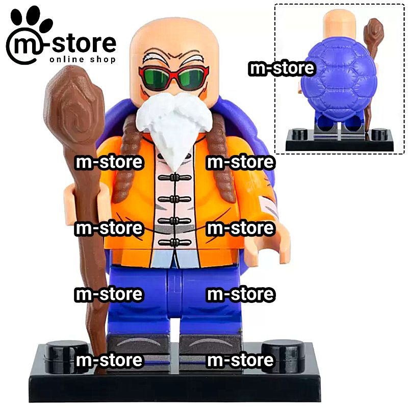 Brick dragon ball master roshi mini toy figure | Shopee Philippines