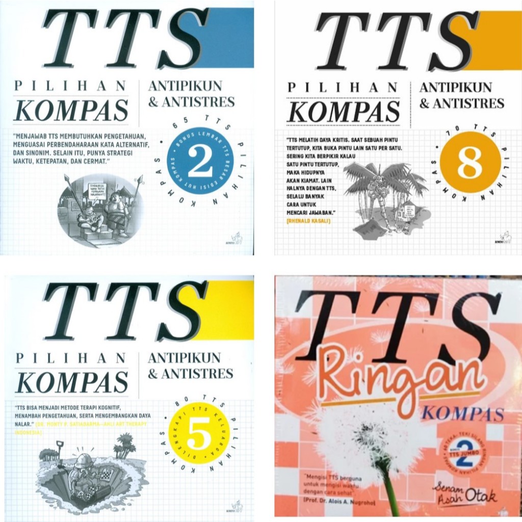 Gramedia Kompas Choice TTS Brain Teaser Book | Shopee Philippines