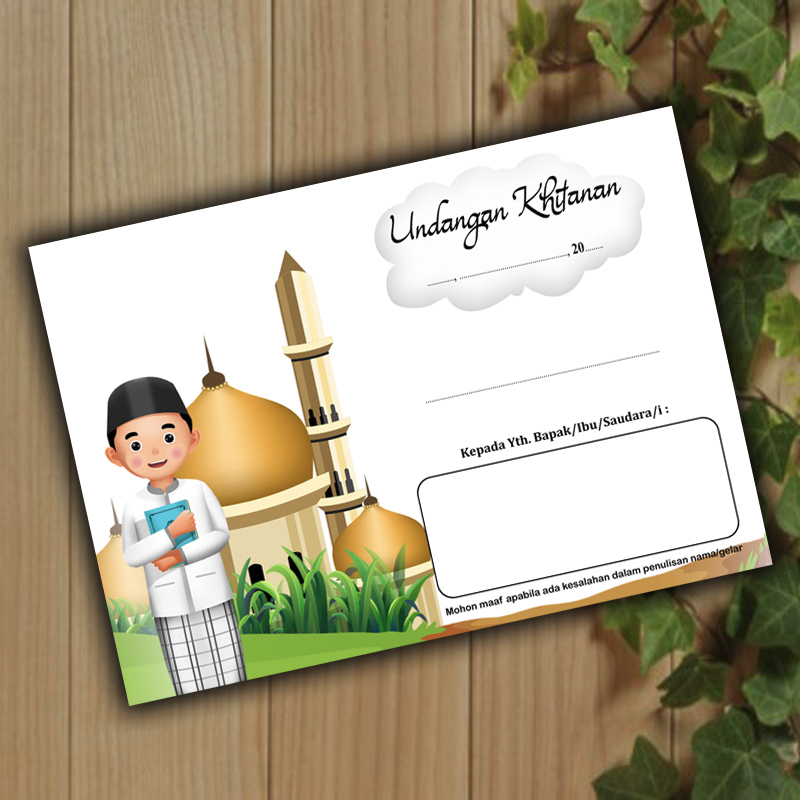 (CONTENTS Of 25 PCS) CHILDREN'S THEME Circumcision INVITATIONS YOUR OWN ...
