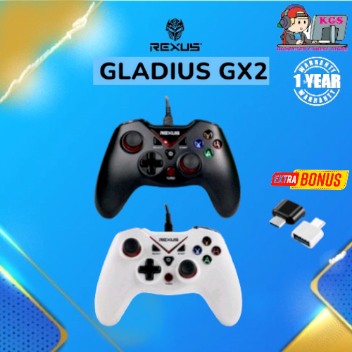 Rexus Gladius gx2 gx1 Pro Stick Gaming Gamepad Controler USB PC ...