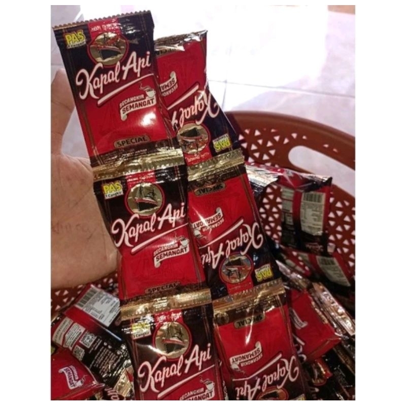 Mini Fire Ship Powder Coffee Contents 10 Sachets @ 6 Grams | Shopee ...