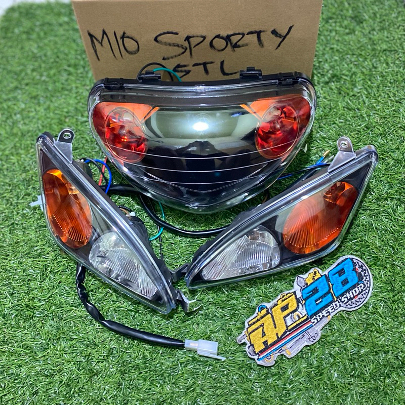 MATA Mio SPORTY Headlight And Turn Signal Reflector 5TL 1 Complete SET