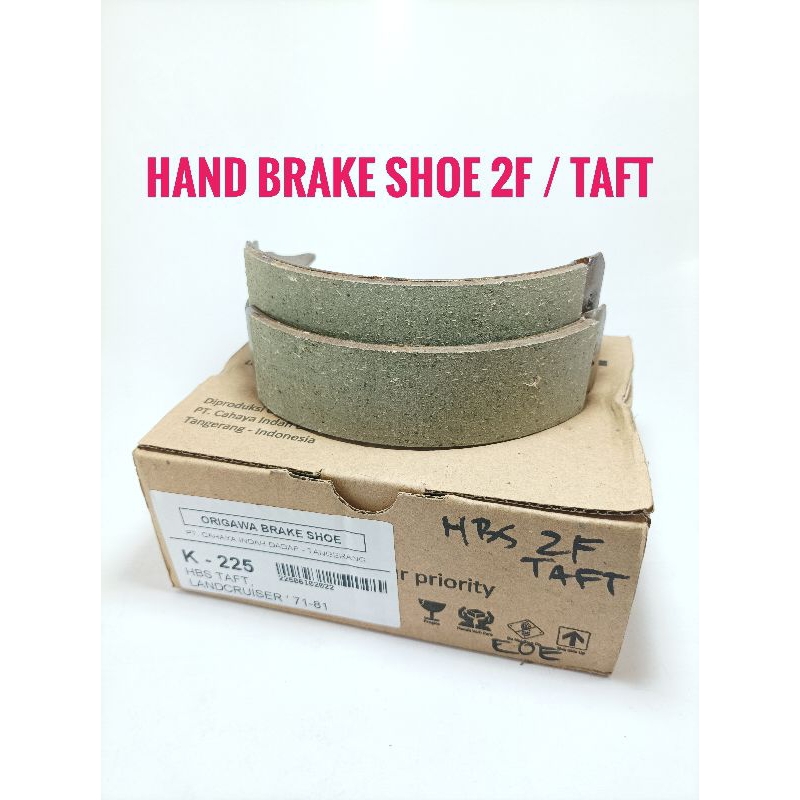 Hand Brake Shoe Toyota 2F TAFT Hand Brake Pad Toyota FJ40 TAFT Brand ...