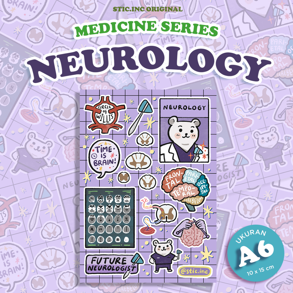 Neurology - Stic.Inc Med Series - Stickersheet A6 | Shopee Philippines