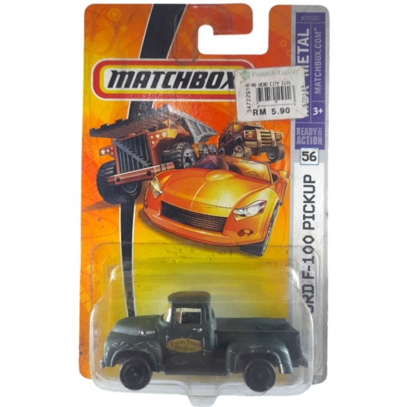 Matchbox 1956 Ford F-100 Farm Fresh | Shopee Philippines