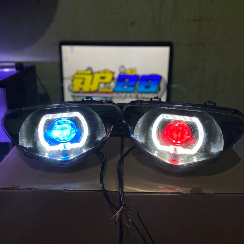 Mio SPORTY 5TL Headlight Reflector PLUS 3.5 INCH BILED Lamp CUSTOM