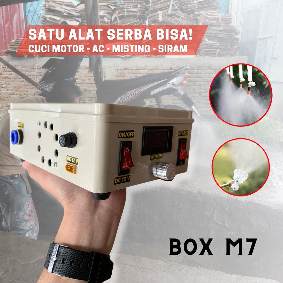 Car Wash Box And AC Can For Misting-DC Pump Multipurpose Assembled ...