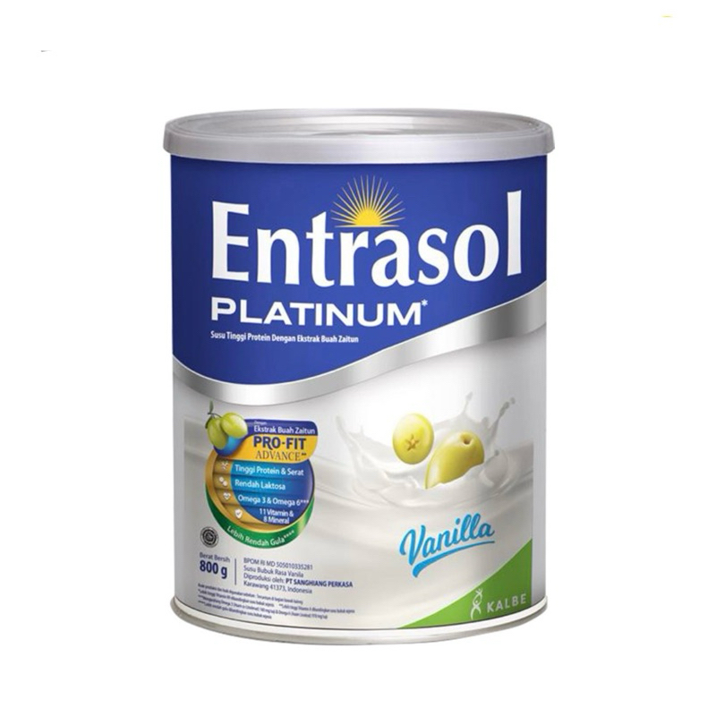 Entrasol Platinum Vanilla 800gr | Shopee Philippines