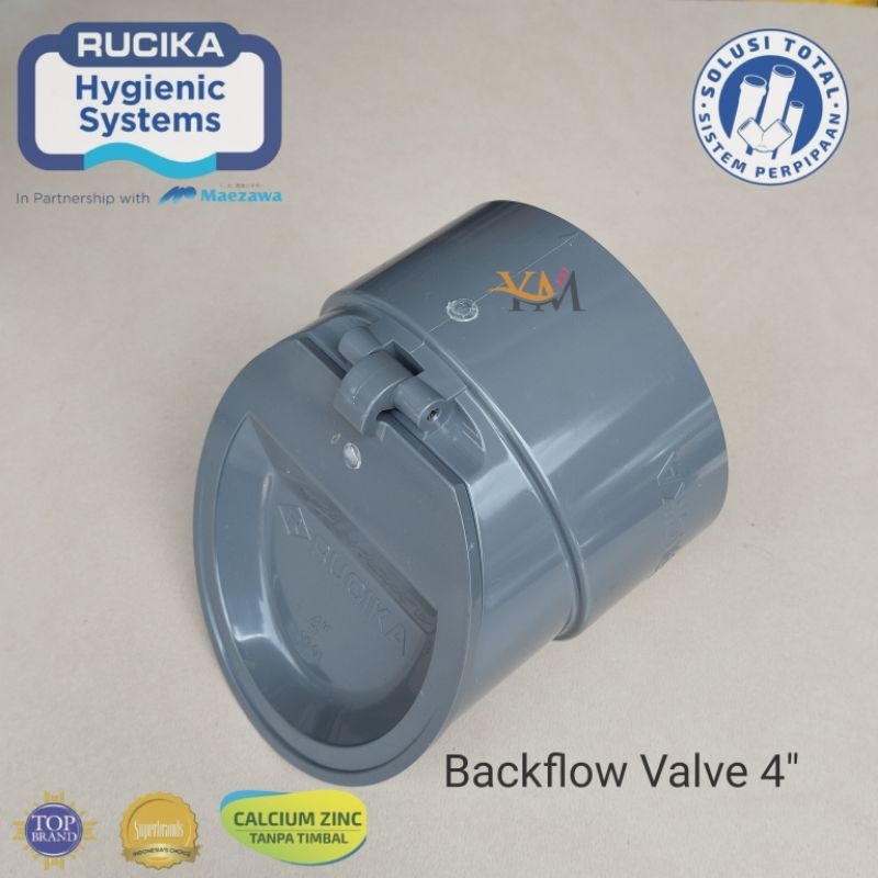 PVC BACKFLOW VALVE 4 INCHRUCIKA | Shopee Philippines