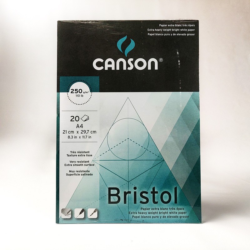 Canson Bristol 20Sheets A4 250G Paper For Markers Shopee Philippines