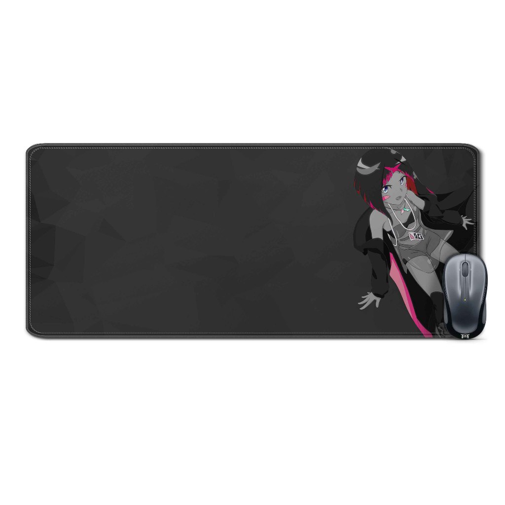 Deskmat mousepad extended vtuber MONOCHROME AZKI - HOLOLIVE Rubber ...