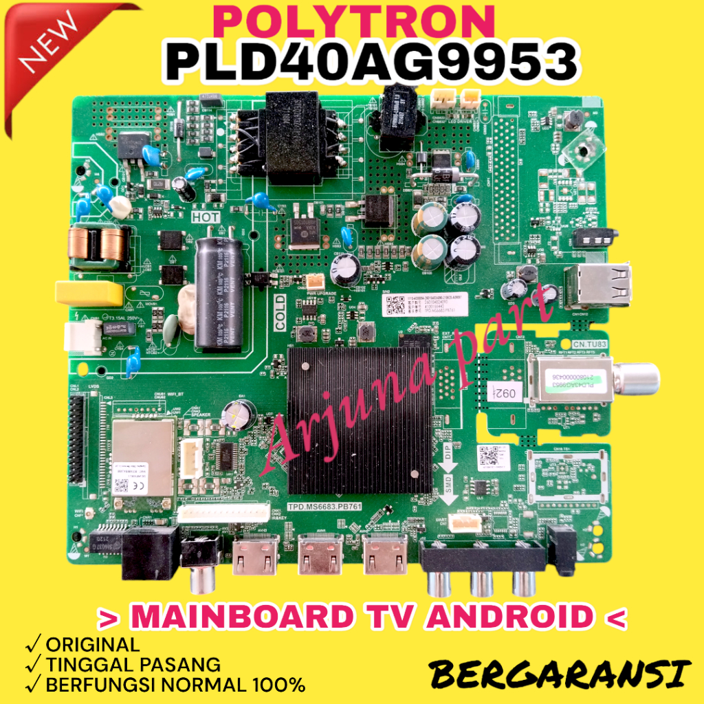 MESIN POLYTRON TV MAINBOARD PLD40AG9953 / MB TV POLYTRON PLD40AG9953 ...