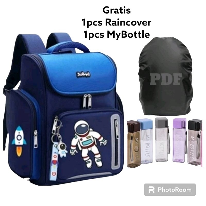 Pdf Tube Backpack With Laptop slot Elementary School Children's ...