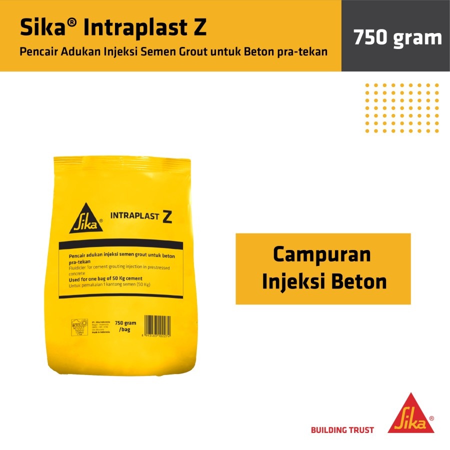 Sika Intraplast Z Cement Grout 750 Gr Gram 750gr Mixture of Thawing ...