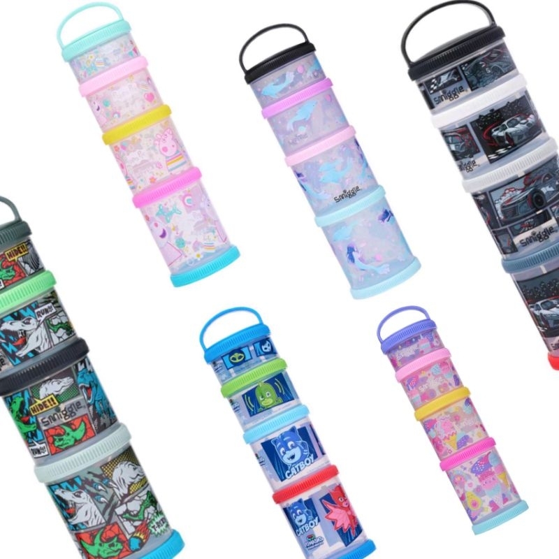 (Original) Smiggle Snack & Stack Containers / Original Smiggle Snack ...