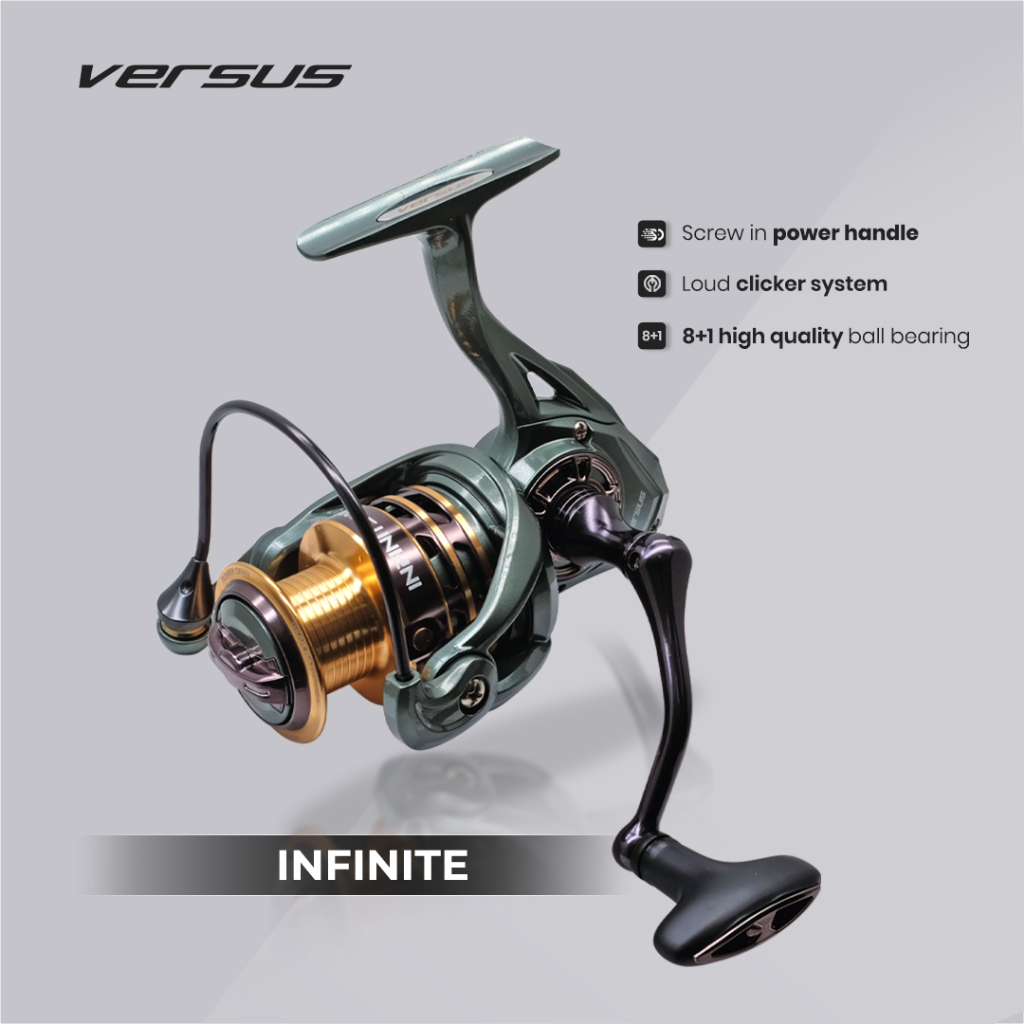 Reel Versus Infinite Power Handle New Clicker System Shopee