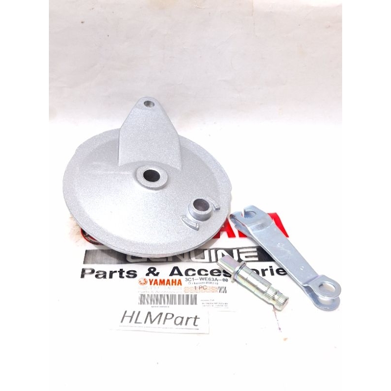 3c1 Drum Cover Rear Brake panel plus Thigh+Thigh Axle yamaha Vixion RK