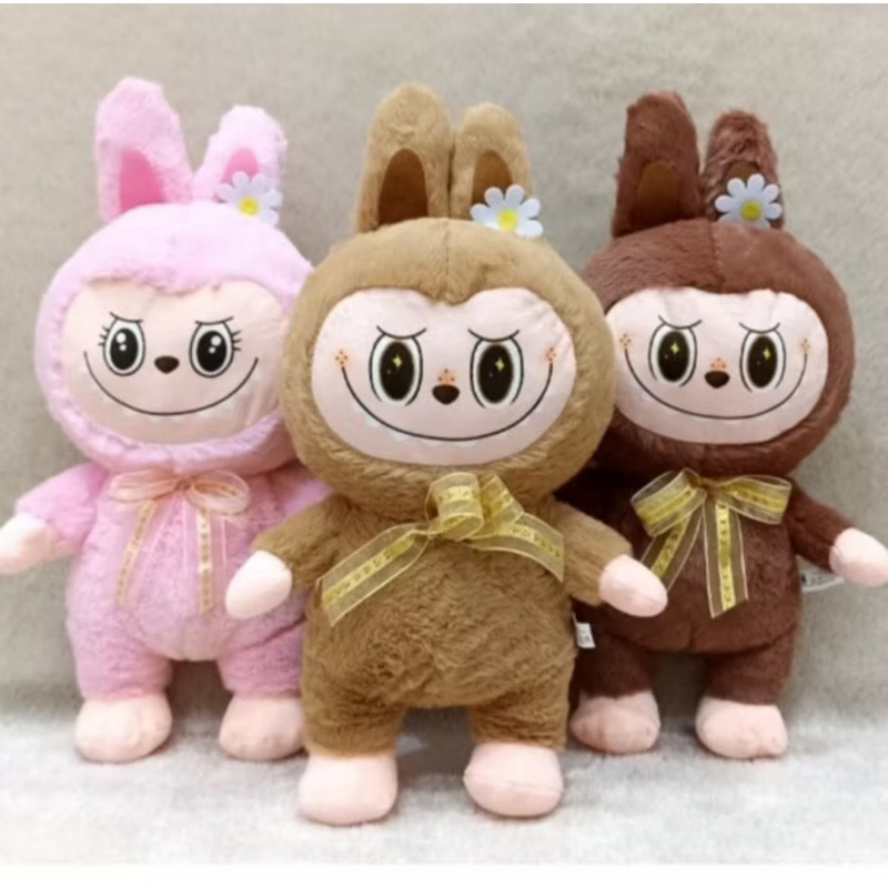 Labubu Doll 45cm The Monsters Exciting Macaron Material plus soft and ...