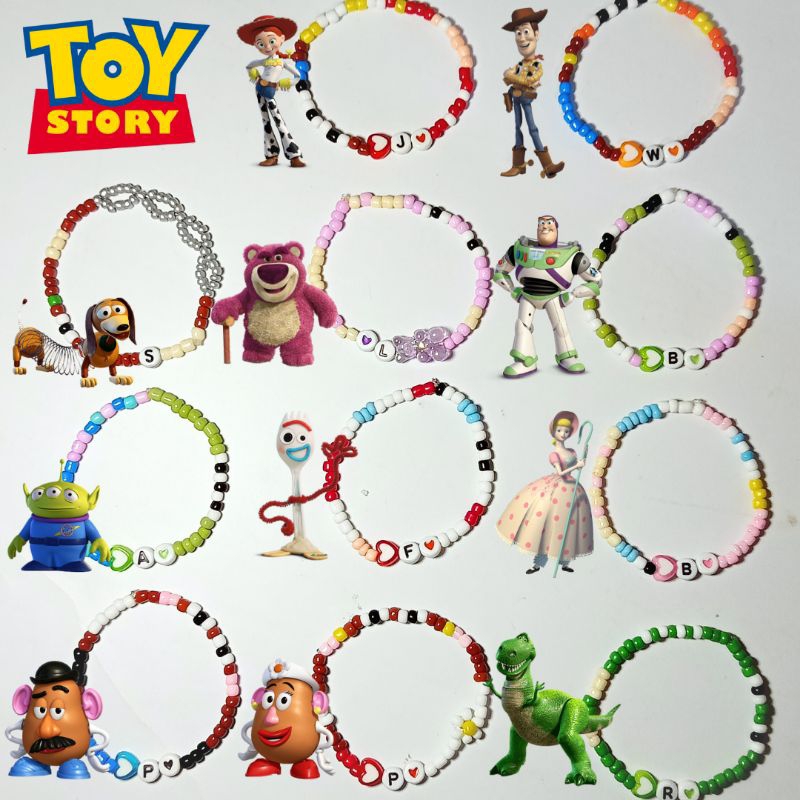 Toy Story bracelets Toy story Bead Bracelet Shopee Philippines